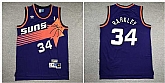 Suns 34 Charles Barkley Purple Hardwood Classics Jersey,baseball caps,new era cap wholesale,wholesale hats